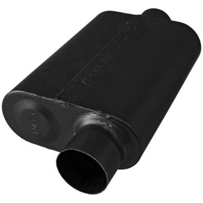Flowmaster - Flowmaster 40 Series Stainless 3" Offset In 3" Center Out Chambered Muffler - Image 1