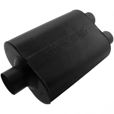 Flowmaster - Flowmaster Super 40 Series 3" Inlet 2.5" Dual Outlet Universal Chambered Muffler - Image 1
