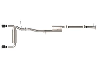 Icon Vehicle Dynamics - AFE Vulcan Series Stainless Cat-Back Exhaust W/ Black Tips For 21+ Ford Bronco - Image 2