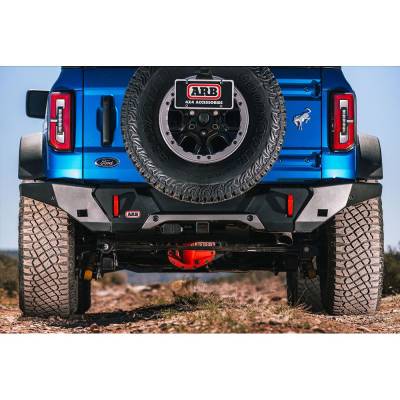 Icon Vehicle Dynamics - ARB Black textured Rear Bumper For 2021-2022 Ford Bronco Narrow Body Style - Image 5