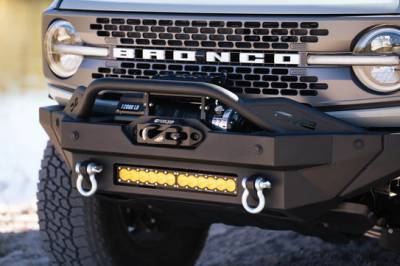 BDS Suspension - DV8 FS-15 Series Add-On Wings Winch Front Bumper For 2021-2022 Ford Bronco - Image 10