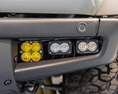 Baja Designs - Baja Designs Upfitter SAE Amber & Clear Fog LED Light Kit With Brackets For 21+ Ford Bronco W/ Steel Bumper - Image 2