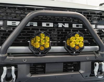 Rudy's Performance Parts - Baja Designs Double Amber LP6 & Mounting Kit For 21+ Ford Bronco W/ Steel Bumper - Image 2