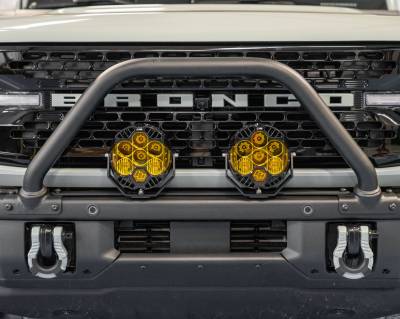 Rudy's Performance Parts - Baja Designs Double Amber LP6 & Mounting Kit For 21+ Ford Bronco W/ Steel Bumper - Image 4