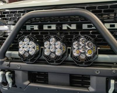 Rudy's Performance Parts - Rudy's Custom Bumper Mount Triple LED Fog Light Kit For 2021+ Ford Bronco - Image 2