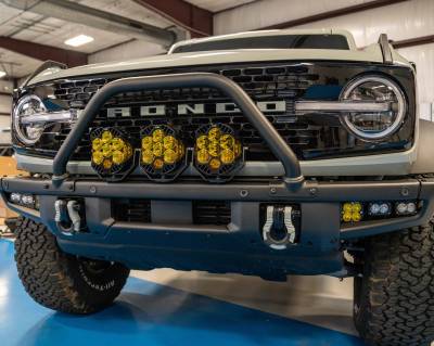 Rudy's Performance Parts - Rudy's Custom Bumper Mount Triple LP6 LED Fog Light Kit For 2021+ Ford Bronco - Image 4
