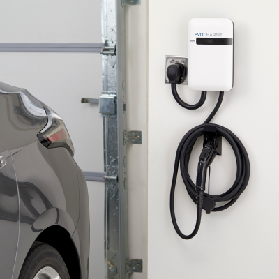 EvoCharge - EvoCharge iEVSE 240V WiFi Smart EV Electric Vehicle Charger w/ 18' J1772 Cable - Image 2
