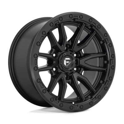 Fuel Off-Road Wheels - (4) 17x9 Fuel Rebel 6 Matte Black Wheels 6X139.7/6x5.5 D679 For Ford GM Toyota - Image 4