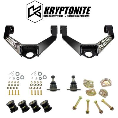 Kryptonite - Kryptonite Upper Control Arm Kit & Cam Bolt Kit For 2011-2019 GM 2500HD/3500HD - Image 1