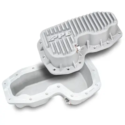 PPE - PPE Heavy Duty Raw Aluminum Oil Pan For 2011-2022 Jeep Grand Cherokee 3.6L Gas - Image 1