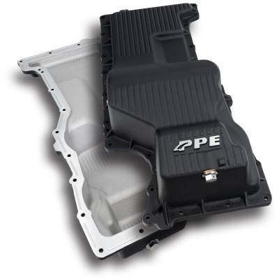 PPE - PPE Black Aluminum Heavy-Duty Deep Engine Oil Pan For 19+ Chevy GMC 3.0L Duramax - Image 1