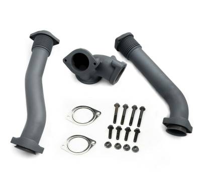 Rudy's Performance Parts - Rudy's High Temp Coated Bellowed Turbocharger Up Pipe Kit For 99.5-03 7.3 Powerstroke - Image 1