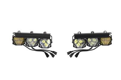 Morimoto - Morimoto 4Banger Triple Fog Light Kit W/ Upfitter Harness For 2021+ Ford Bronco - Image 1