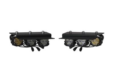 Morimoto - Morimoto 4Banger Triple Fog Light Kit W/ Upfitter Harness For 2021+ Ford Bronco - Image 2