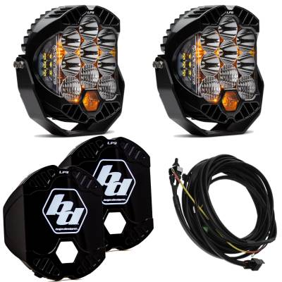 Baja Designs - Baja Designs LP9 Pro LED Clear Driving/Combo Lights/Toggle Harness/Rock Guards - Image 1