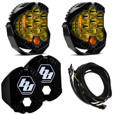 Baja Designs - Baja Designs LP9 Pro LED Amber Driving/Combo Lights/Toggle Harness/Rock Guards - Image 1
