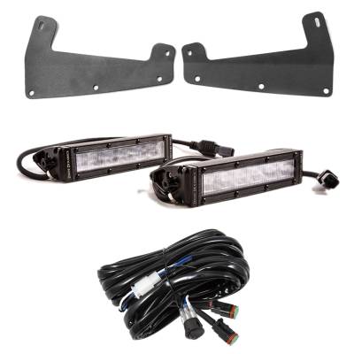 Diode Dynamics - Diode Dynamics SS6 Clear SAE Fog/Wide Light Bars/Toggle/Brackets For Ford Bronco - Image 1
