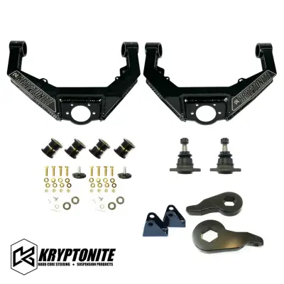 Kryptonite - Kryptonite Control Arms/Cam Bolt/Stage 1 Leveling Kit For 01-10 GM 2500HD/3500HD - Image 2