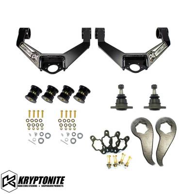 Kryptonite - Kryptonite Stage 2 Leveling Kit W/ Control Arms For 20+ Chevy/GMC 2500HD/3500HD - Image 1