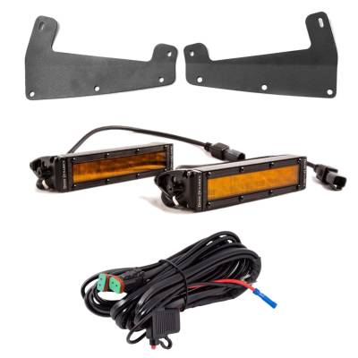 Diode Dynamics - Diode Dynamics SS6 Amber SAE Wide Light Bars/Upfitter/Brackets For Ford Bronco - Image 1