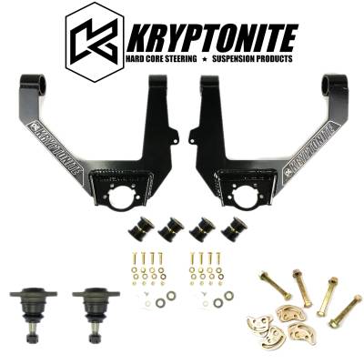 Kryptonite - Kryptonite Upper Control Arm Kit & Cam Bolt Kit For 14-18 GM 1500/SUVs W/ 6 Lugs - Image 1