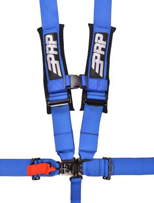 PRP 5.3 Blue 5-Point Adjustable 3" Belt Harness With Auto Style Latch - Image 1
