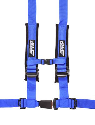 PRP 4.2 Blue 4-Point Adjustable 2" Belt Harness Pair With Auto Style Latch - Image 2