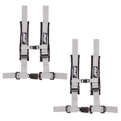 PRP 4.2 Silver 4-Point Adjustable 2" Belt Harness Pair With Auto Style Latch - Image 1