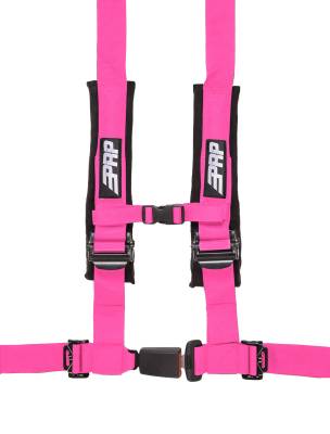 PRP 4.2 Pink 4-Point Adjustable 2" Belt Harness With Auto Style Latch - Image 1