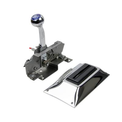 B&M - B&M Universal Automatic Ratchet Shifter Quicksilver For 1968-1969 Chevy Camaro - Image 1