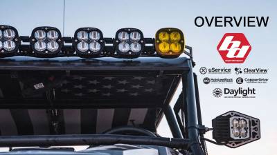 Baja Designs - Baja Designs Black Squadron Sport Flush Mount Amber LED Driving/Combo Light Pod - Image 5