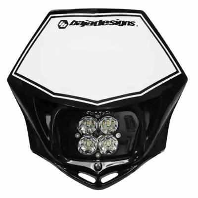 Baja Designs - Baja Designs Motorcycle Squadron Pro D/C 4900lm Headlight Kit With Black Shell - Image 1
