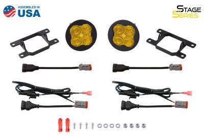 Diode Dynamics - Diode Dynamics SS3 Amber Max LED Fog Light Kit W/ Backlight For 12-14 Acura TL - Image 2