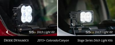 Diode Dynamics - Diode Dynamics SSC2 Sport White Combo Ditch Light Kit For 2015-2021 GM Colorado - Image 8