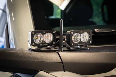 Baja Designs - Rudy's Custom Mirror Mounted Baja Designs Dual S2 Sport Ditch Light Kit For 2021+ Ford Bronco - Image 2