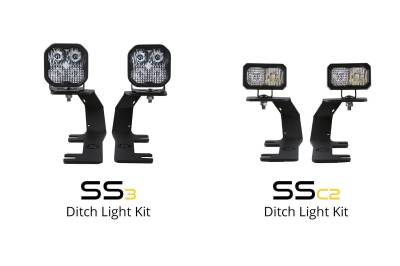 Diode Dynamics - Diode Dynamics Stage Series Ditch Light Bracket Kit For 14-19 Chevy Silverado - Image 2