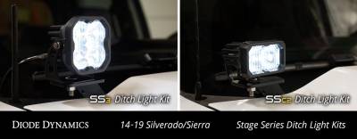 Diode Dynamics - Diode Dynamics SSC2 Sport White Combo Ditch Light Kit For 14-19 Chevy Silverado - Image 5