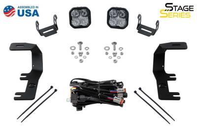 Diode Dynamics - Diode Dynamics SS3 Sport White Combo Ditch Light Kit For 14-19 Chevy Silverado - Image 2