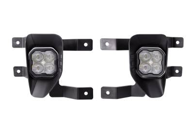 Diode Dynamics - Diode Dynamics SS3 White Sport LED Fog Light W/Backlight For 2019 Chevy 1500 LD - Image 1