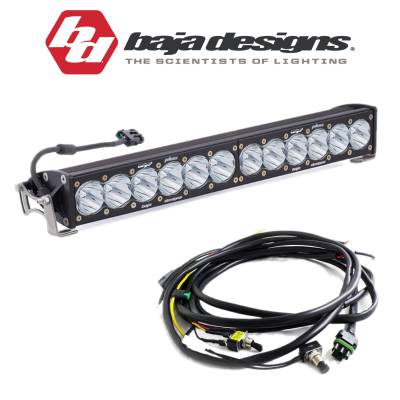 Baja Designs - Baja Designs 20" OnX6+ Clear Spot Beam Light Bar With High/Low Wiring Harness - Image 1