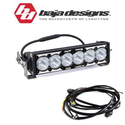 Baja Designs - Baja Designs 10" OnX6+ Full Laser Spot Light Bar With High/Low Wiring Harness - Image 1