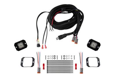 Diode Dynamics - Diode Dynamics SSC1 White LED Sport Flush Mount Universal Reverse Light Kit - Image 1