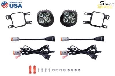Diode Dynamics - Diode Dynamics SS3 Type CGX White Max LED Universal Fog Light Kit W/ Backlight - Image 2