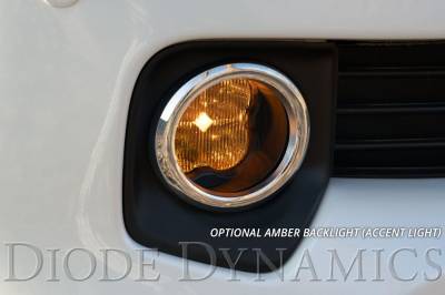 Diode Dynamics - Diode Dynamics SS3 Type CGX Amber Sport LED Universal Fog Light W/Backlight - Image 5