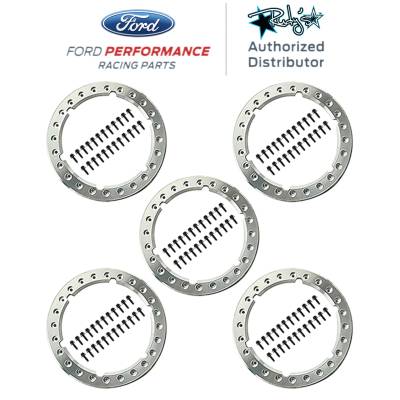 OEM Ford - Ford Performance 5pc Silver Forged Aluminum Bead Lock Trim Kit For 2021+ Bronco - Image 1