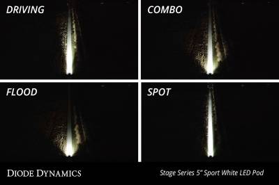 Diode Dynamics - Diode Dynamics Stage Series 5 3000K Amber Sport Universal LED Spot Light Pod Kit - Image 8