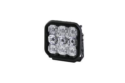 Diode Dynamics - Diode Dynamics Stage Series 5"  White Sport Universal Single LED Combo Light Pod - Image 1