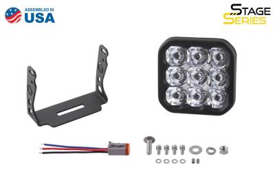 Diode Dynamics - Diode Dynamics Stage Series 5"  White Sport Universal Single LED Combo Light Pod - Image 2