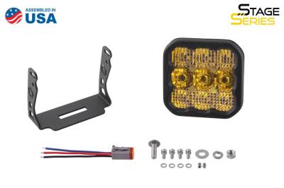 Diode Dynamics - Diode Dynamics Stage Series 5" Amber Sport Universal Single LED Combo Light Pod - Image 2