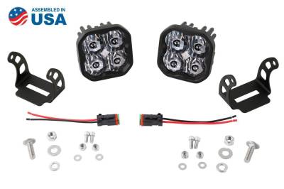 Diode Dynamics - Diode Dynamics SS3 White Sport Universal Driving Light Pod Kit W/ Wiring Harness - Image 2